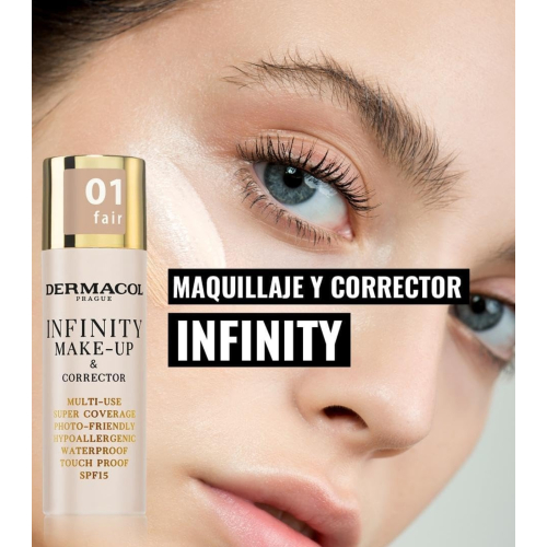 Dermacol - 2 in 1 Foundation and Concealer Infinity - 01: Fair