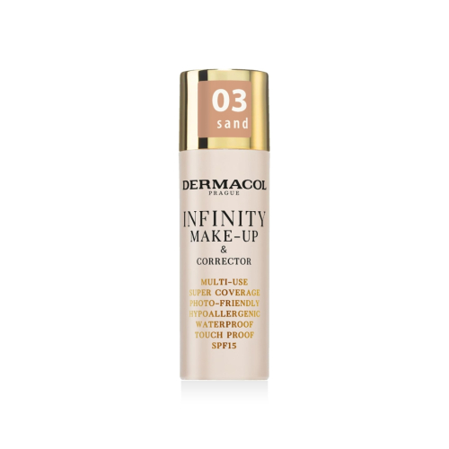 Dermacol - 2 in 1 Foundation and Concealer Infinity - 03: Sand
