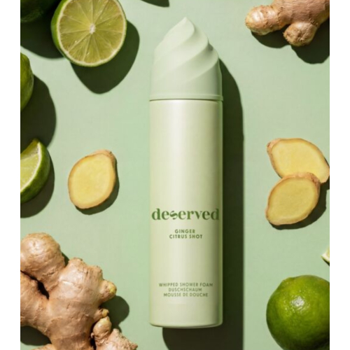Deserved - Creamy Texture Shower Gel - Ginger Citrus Shot