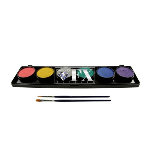Diamond FX - Palette 6 metallic aqua colors - DFXFSM6M