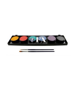 Diamond FX - Palette of 6 Aquacolors for Face and Body - FSM6-P