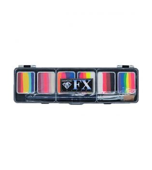 Diamond FX - Split Cakes 6 Aquacolor Palette - Glow