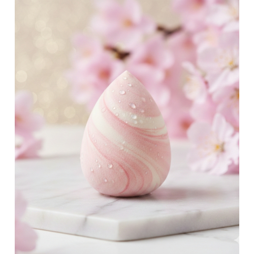 Diana Piriz Cosmetics - Makeup Sponge Pink Sakura + Ventilated Case