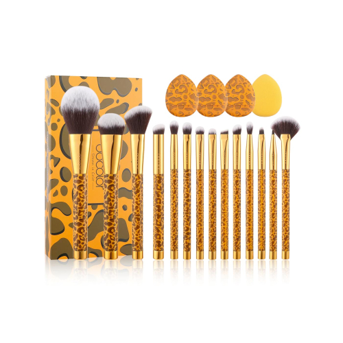 Docolor - Brush set Leopard (15 pieces)