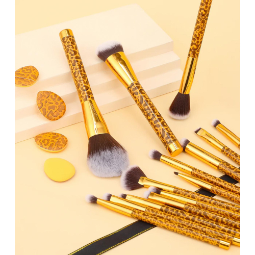Docolor - Brush set Leopard (15 pieces)