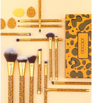 Docolor - Brush set Leopard (15 pieces)