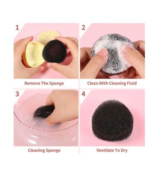 Docolor Brush Cleaner Set Quick Cleaner Box & Wet Cleaning Soap Box