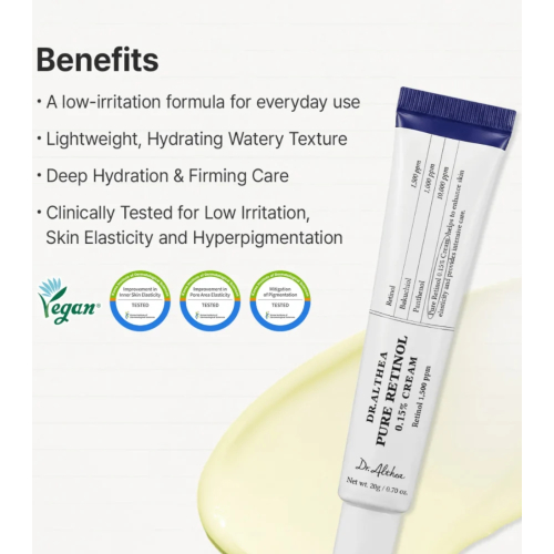 Dr. Althea - Facial cream Pure Retinol 0.15%