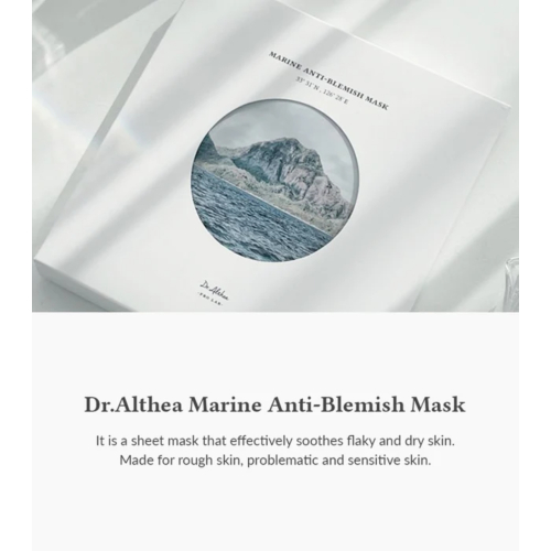 Dr. Althea - Marine Anti-Blemish Face Mask