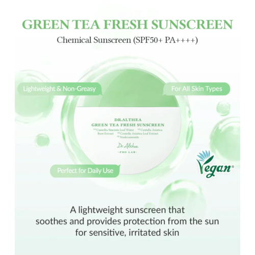 Dr. Althea - Sunscreen Green Tea Fresh SPF50+ PA++++