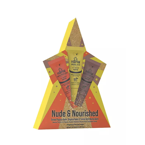 Dr. Paw Paw - Lip Balm Trio Nude & Nourished - Tinted Papaya, Original & Tinted Rich Mocha