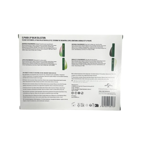 Dr. Paw Paw - *Wicked* - Set of 4 lip balms - Elphaba Lip Balm Collection