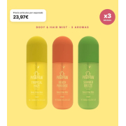 Dr. PAWPAW - Pack of 3 Fragrant Mists for Hair and Body Tropical Haze, Beach Paradise, and Summer Breeze
