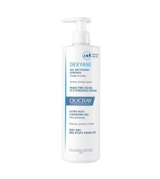 Ducray - *Dexyane* - Extra-greasy cleansing gel for face and body - Very dry and atopic-prone skin