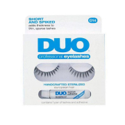DUO - Pack of false eyelashes + eyelash glue Short and Spiked - D14