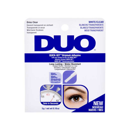 DUO - Quick-Set Striplash Artificial Eyelash Adhesive - White/Clear