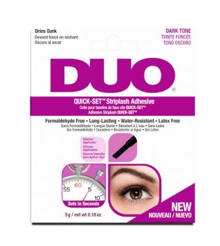 DUO - Quick-Set Striplash Artificial Eyelash Adhesive - Dark tone