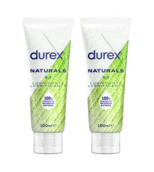 Durex - Duplo lubricant Naturals H2O 2 x 100ml - Original