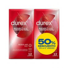 Durex - Total Contact Sensitive Condoms - 2 x 12 units