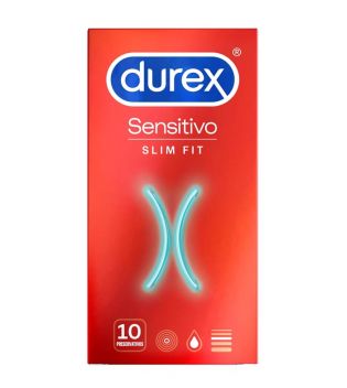 Durex - Sensitive Slim Fit Condoms - 10 units
