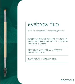 Ecotools - Eyebrow Brush Duo Eyebrow Duo