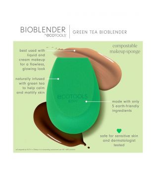Ecotools - Makeup Sponge Green Tea Bioblender