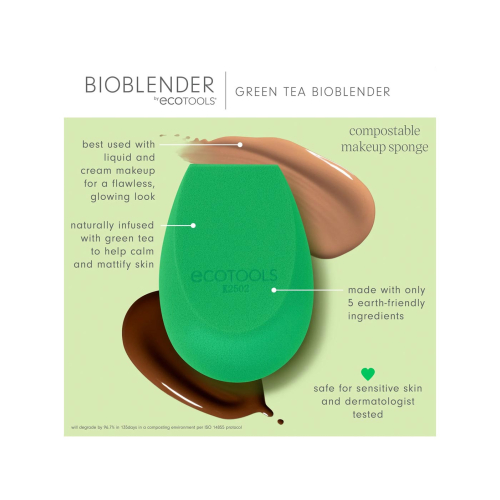 Ecotools - Makeup Sponge Green Tea Bioblender