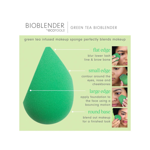 Ecotools - Makeup Sponge Green Tea Bioblender