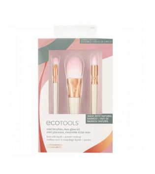 Ecotools - *Holiday* - Mini Makeup Brush Set Ready Set Glow