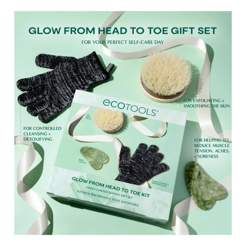 Ecotools - *Holidays* - Foot Care Set Glow From Head To Toe Kit