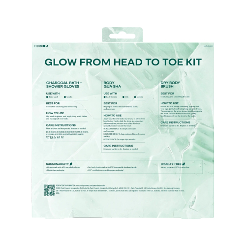 Ecotools - *Holidays* - Foot Care Set Glow From Head To Toe Kit