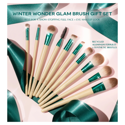 Ecotools - *Holidays* - Set of 10 brushes Winter Wonder Glam