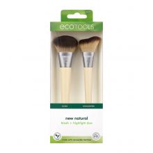 Ecotools - *New Natural* - Brush set Blush & Highlight Duo