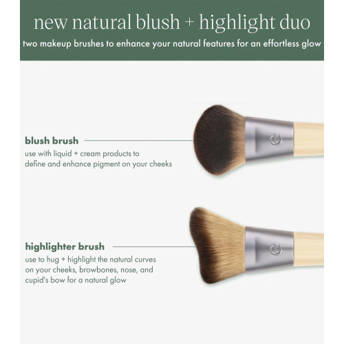 Ecotools - *New Natural* - Brush set Blush & Highlight Duo