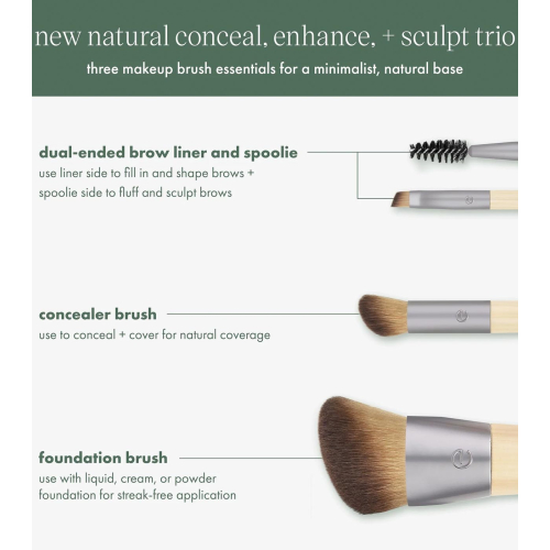 Ecotools - *New Natural* - Brush set Conceal, Enhance & Sculpt Trio