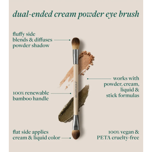 Ecotools - Double Brush Cream & Powder