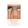 Ecotools - *Precious Metals* - Set of 3 brushes + Sponge