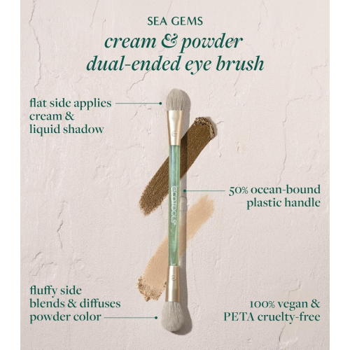 Ecotools - *Sea Gems* - Double Brush Cream & Powder