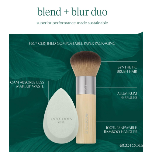 Ecotools - Brush and sponge set