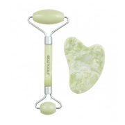 Ecotools - Facial roller and jade gua sha set