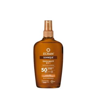 Ecran - *Sunnique* - Protective dry oil SPF50 Tan +