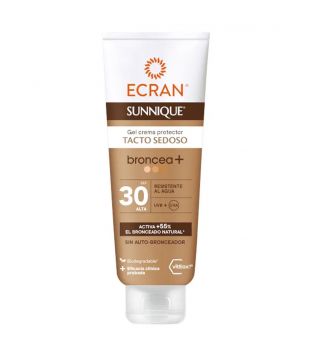 Ecran - *Sunnique* - Protective gel-cream Broncea+ SPF30