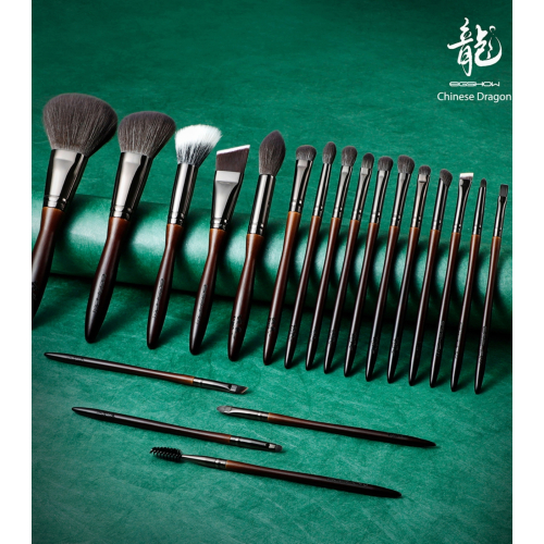Eigshow - *Chinese Dragon* - Set of 20 makeup brushes - Ebony