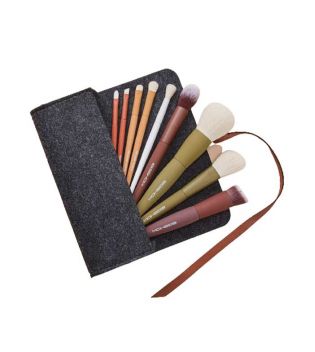 Eigshow - *Colorful Series* - Set 9 makeup brushes
