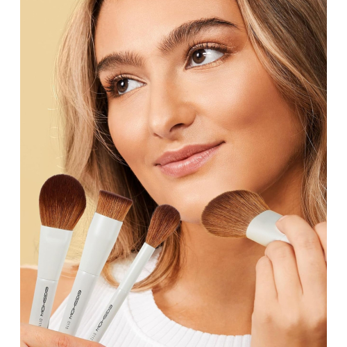 Eigshow - *Duo Series* - Set of 3 Double-Ended Makeup Brushes - White