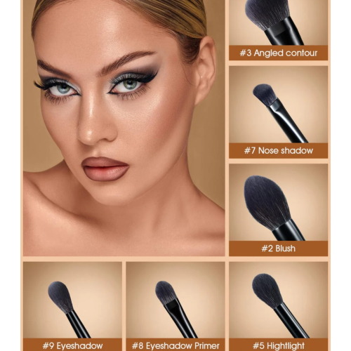 Eigshow - *King Knight* - Set 19 makeup brushes - Witness the Rise