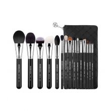 Eigshow - *Master Series* - Classic Brush Set (15 Pieces) - Bright Silver