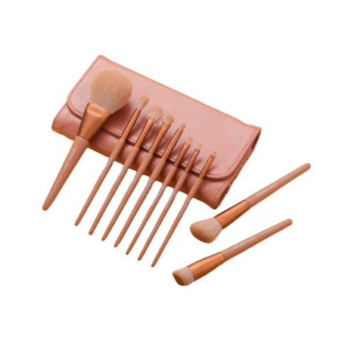Eigshow - *Morandi Series* - Set 10 makeup brushes Ready To Roll - Coral