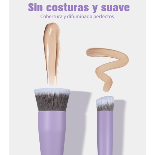 Eigshow - *Purple* - Double-ended face brush - D110P