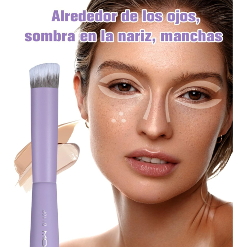 Eigshow - *Purple* - Double-ended face brush - D110P